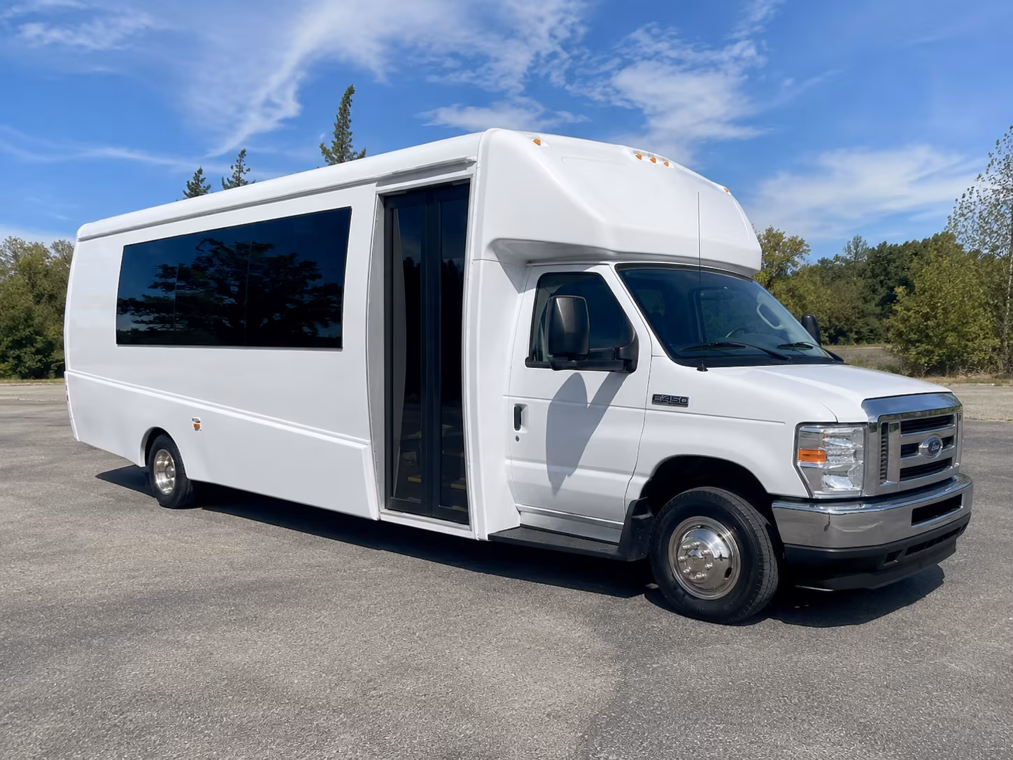 party buses for flower mound high school and marcus high school prom groups